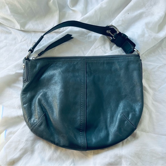 Navy Blue Coach Purse - Picture 2 of 6